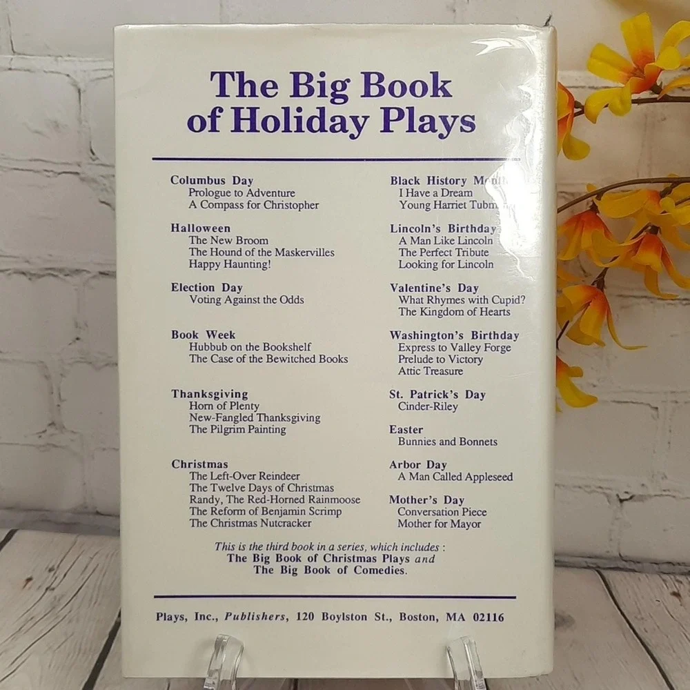 The Big Book of Holiday Plays Sylvia E. Kamerman 1991 Hardcover